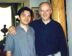 Stefano Greco with Professor Robert Temple